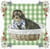 Lot de 4 serviettes en papier découpage collage 33 cm CHIEN PANNIERE A 1021