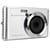 AGFAPHOTO Realishot DC5500 - Appareil Photo Numérique Compact, 24 MP, Ecran LCD 2,4", Zoom Digital 8x, Vidéo HD 720p, Mémoire Externe SD, Batterie Lithium - Silver