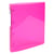 Classeur 4 anneaux 30mm IDERAMA PP polypropylène 7/10e - A4 maxi - Rose - x 10 - Exacompta
