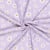 Tissu Maillot de bain UPF50 recyclé Fleuris sur fond Lilas