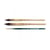 Lot de 3 pinceaux - Aquarelle - Lavis Raphaël - Rond - Da Vinci