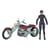 Les Tortues Ninja The Last Ronin The Lost Years - Figurine Casey Marie avec Last Ronin Motorcycle 18 cm - Neca