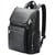 Sac À Dos Ordinateur Grande Capacité Cuir Véritable Imperméable 15.6 Pouces Noir YONIS