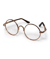 Lunettes Métalliques Dorées pour Amigurumi / Poupée - 6,3 x 2,2 cm - Circulo Or