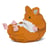 Hamster roux sur le dos Taille standard | JEKCA | 14 ans et +
