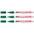 Lot de 3 marqueurs peinture EDDING 751 vert corps aluminium pointe ronde 1-2 mm