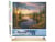 Peinture par Numéro Figured'Art - Maison de campagne au crépuscule - Kit de Loisir Créatif DIY Numéro d'Art Complet - 40x50cm toile roulée + châssis en bois à monter