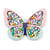 Coffret perles en bois Papillon - Sycomore