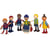Famille de poupées avec fauteuil roulant - Small Foot company