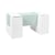 3 blocs en mousse blanc Menthe - Velinda