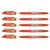 Lot de 5 Stylos roller FriXion Ball Pointe Moyenne Orange