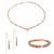 Collier, bracelet et boucles d'oreilles Lumia en pierres Tourmaline - Sloya