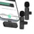 Avizar Micro cravate sans fil avec Récepteur Lightning pour iPhone Noir