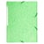 Chemise à élastiques Maxi capacity carte lustrée 425gm2 - A4 - Tilleul - x 25 - Exacompta