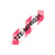 Tape lamined White  red 12 m - P-Touch