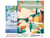 Peinture par Numéro Figured'Art avec Cadre - Affiche Vintage Stockholm - Kit de Loisir Créatif DIY Numéro d'Art Complet - 40x50cm toile tendue sur châssis