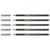 Lot de 5 feutres métallisés pointe pinceau 1-6 mm - EDDING - Argent Métallisé