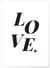 Poster LOVE | A3 : 29,7x42cm