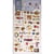 Sticker Antique Floral, 15x9,2cm, PVC, 1feuille