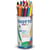 Crayon de couleur Giotto - Lot de 15 pots de 24 crayons - Hexagonal - Mine 5,5 mm - Assortis