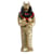 Figurine - Sarcophage - Anubis - Momie - Egypte - Décoration - 14cm hauteur