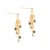 Boucles d'oreilles Bianca en pierres Turquoise Africain - Sloya