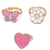 Set de 3 bagues ajustables Wonderland