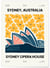 Affiche Sydney Opéra 2 | A3 : 29,7x42cm