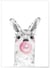 Affiche Bulle d'Alpaga Rose | A3 : 29,7x42cm