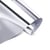 LOKLiK – Vinyle Adhésif Permanent Effet Miroir Métallisé – Argent – 30.5 x 180 cm
