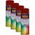 4 bombes de peinture Belton Spectral RAL2002 Orange sang 400ml