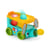 BRIGHT STARS Bus safari Elephant, lanceur et tobogan a balles a partir de 6 mois, 3 balles inclus, lumiere, +30 chansons et mélodies