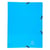 Classeur à élastiques 2 anneaux 15mm Iderama - A4 - Bleu clair - x 20 - Exacompta