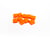 Carreaux mosaïque Orange Pixel art - Mini - Lot de 40