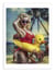 Affiche 30 x 40 cm - California Girl - Alexandre Granger