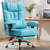 Fauteuil gaming ergonomique - GTPLAYER - avec repose-pieds bleu clair