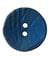 Carte de 1 bouton rond imitation bois 2 trous 30mm - Prym Bleuet Bleu