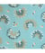 Tissu coton pistils de fleurs de 135 cm de largeur Vert vendu par 50 cm
