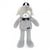 Chien en peluche Grisou gris clair 47 cm - Maïlou Tradition
