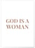 Affiche God is a woman | A3 : 29,7x42cm