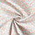 Tissu Batiste de Coton imprimé Fleuris sur fond Blanc