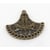 MégaCréa - Breloque pendentif Diviseur éventail Bronze