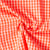 Tissu Coton Seersucker carreaux Rayures Pêche