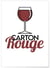 Affiche Carton Rouge | A3 : 29,7x42cm