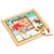 Puzzle en Bois – Puzzle pour tout - petit – dans le supermarché – jeu Montessori - Educo - Orange