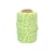 MégaCréa DIY - Ficelle coton bicolore vert clair et blanc 25 m x 1,5 mm