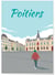 Affiche ville Poitiers | A3 : 29,7x42cm