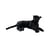 Hansa Peluche Geante Panthere Noire Couchee 100cmL - Hansa Peluches G antes