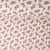 Tissu Double gaze Matelassé réversible  Lina fleurs oranges sur fond Beige - Au mètre