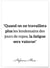 Affiche citation Alphonse Allais 'Quand on ne travaillera plus...' | A3 : 29,7x42cm